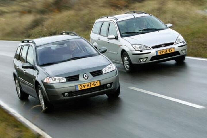 Ford Focus 1.8 TDCi Wagon Ghia  Renault Mégane 1.