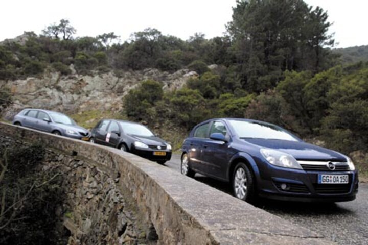 Opel Astra - Mazda3 - Volkswagen Golf