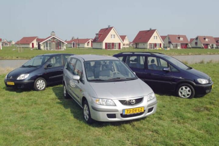 Opel Zafira - Mazda Premacy - Renault Scenic