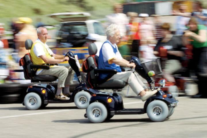 Scootmobiel race