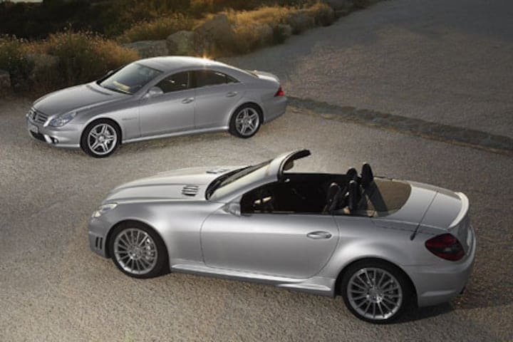 Mercedes SLK 55 AMG & CLS 55 AMG