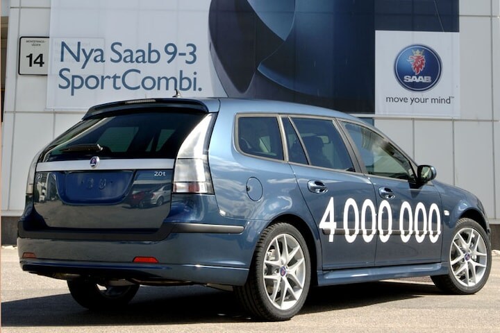 4 miljoenste Saab