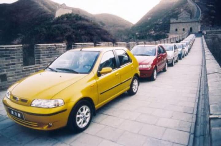 rijtje auto's