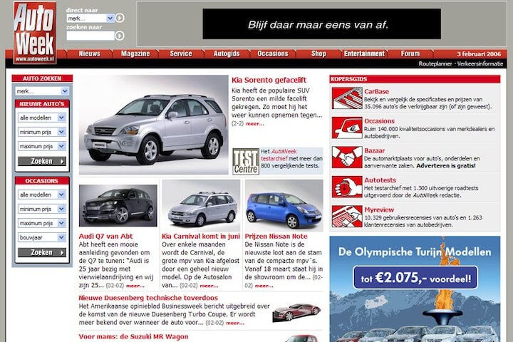 AutoWeek website