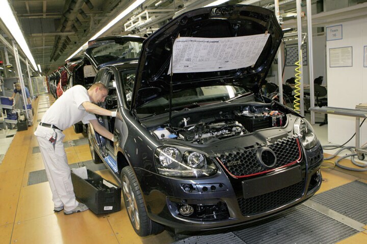 Volkswagen productie