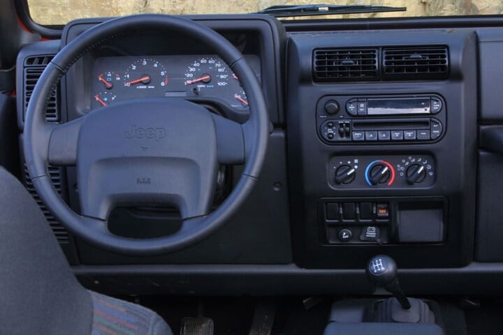 Jeep Wrangler - interieur