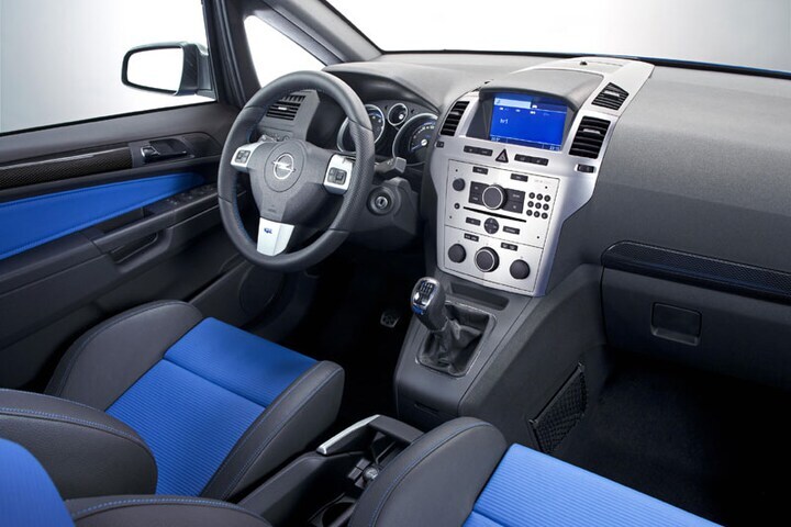 Opel Zafira - interieur