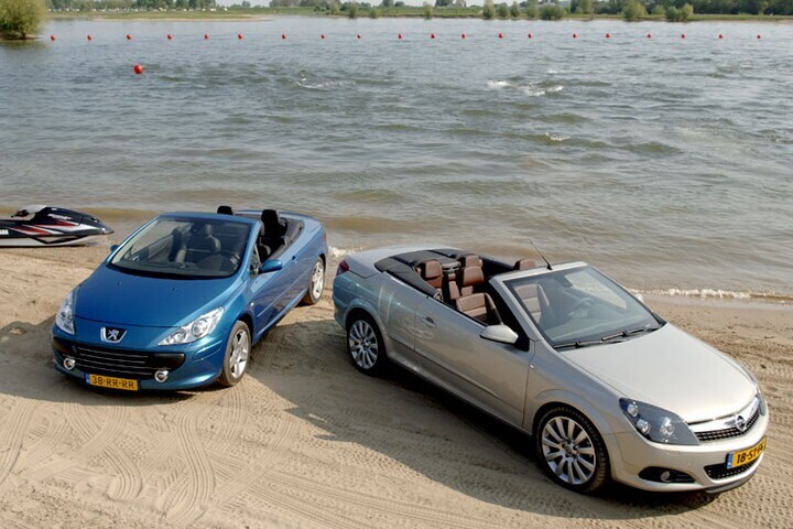 Dubbeltest Opel Astra TwinTop - Peugeot 307 CC