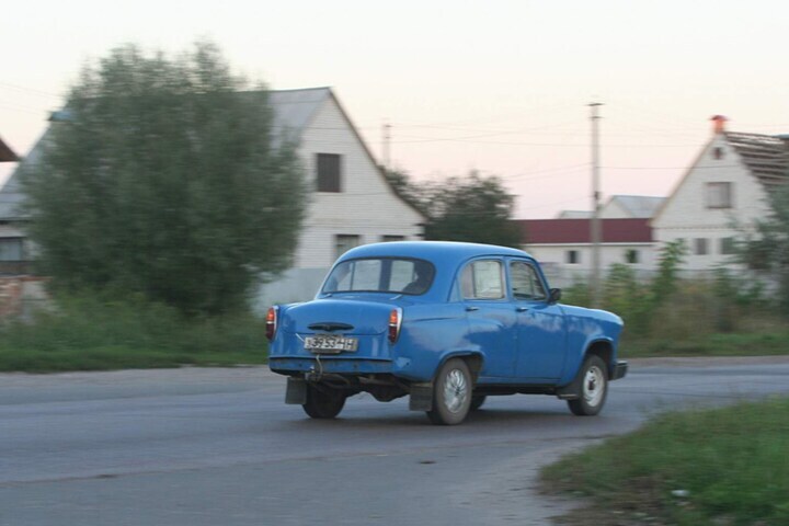 Op de weg in Oekraïne
