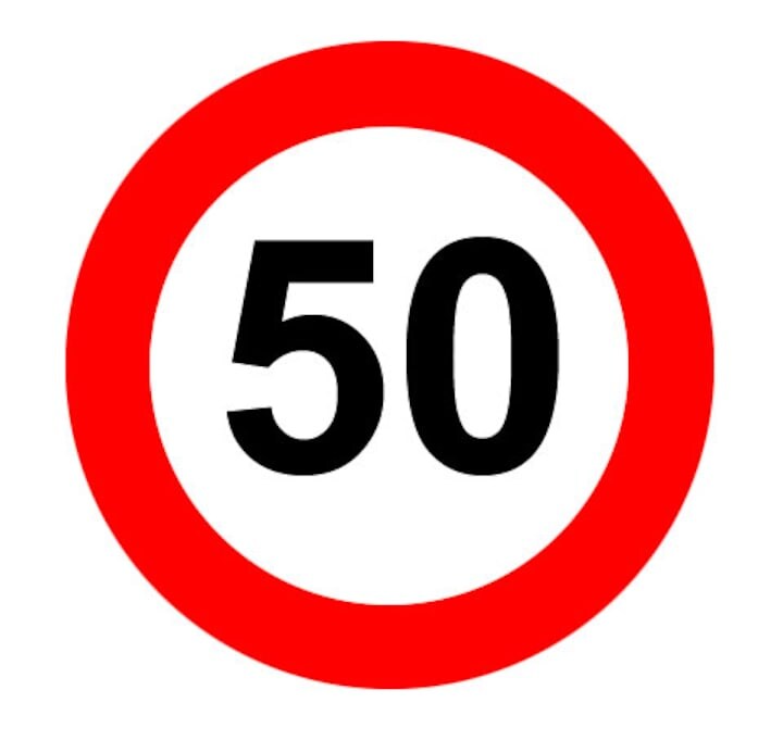50 km bord