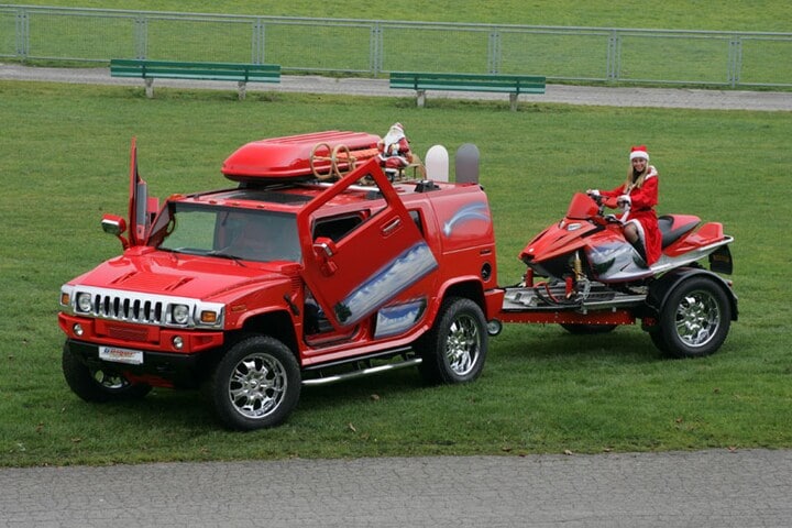 Weihnachts-Hummer H2