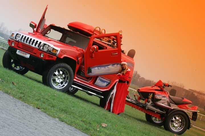 Weihnachts-Hummer H2
