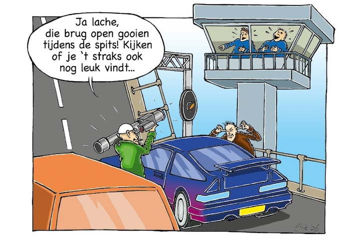Brug open