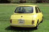 Nissan Micra met Fiat 500-ombouw