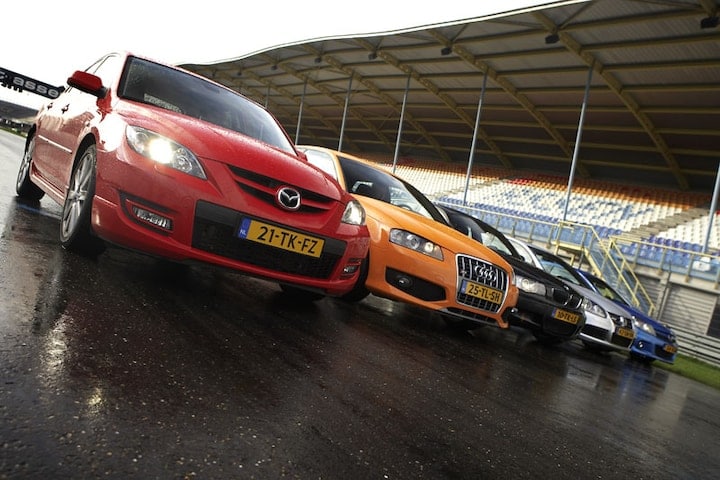 3 MPS vs S3 vs 130i vs Golf R32  vs Astra OPC