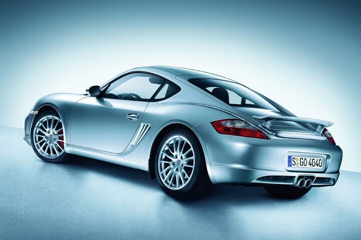 Porsche Cayman met bodykit