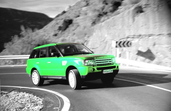 Range Rover groen