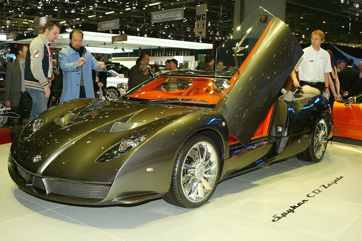 Harada licht ontwerp Spyker C12 Zagato toe