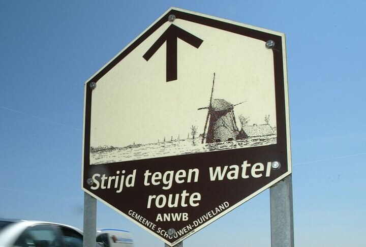 strijd tegen het water route