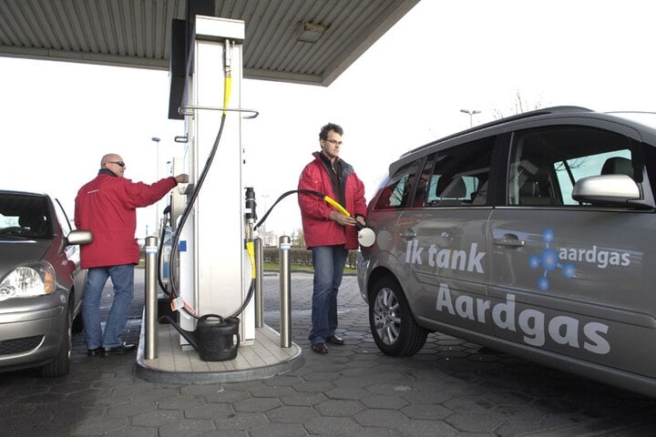 Aardgas tanken