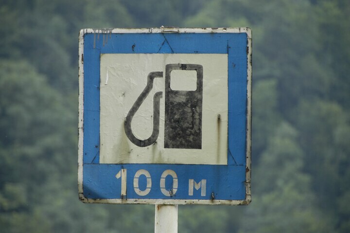 bord tankstation 100 m