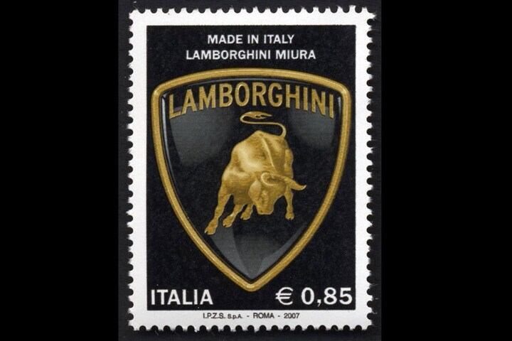 Lamborghini postzegel