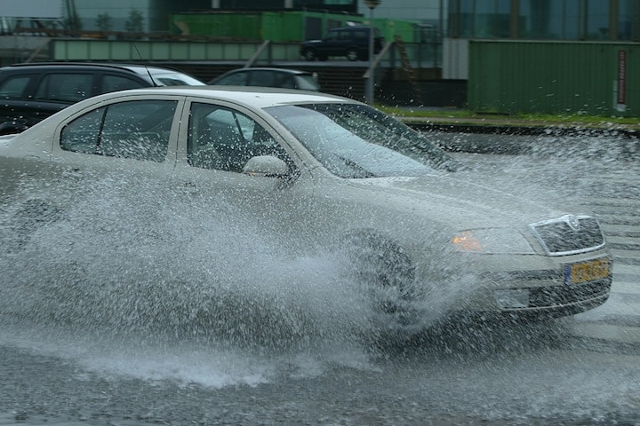 Regen in Amsterdam Zuidoost