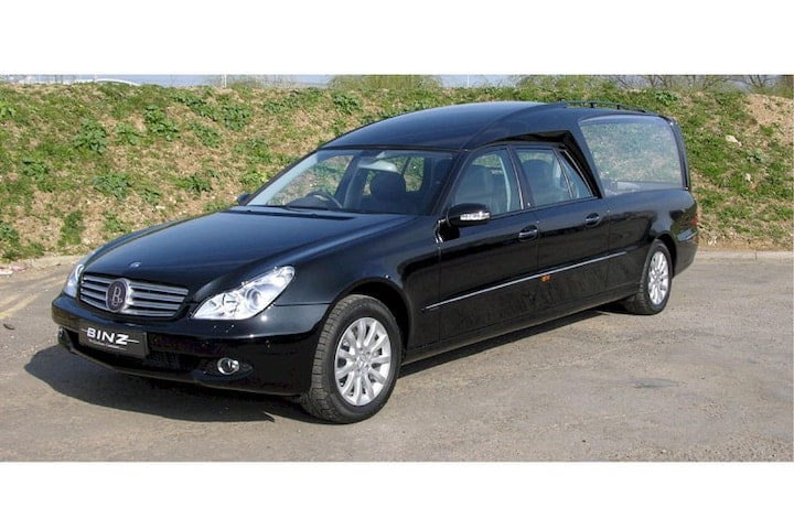Binz Mercedes CLS begrafenisauto