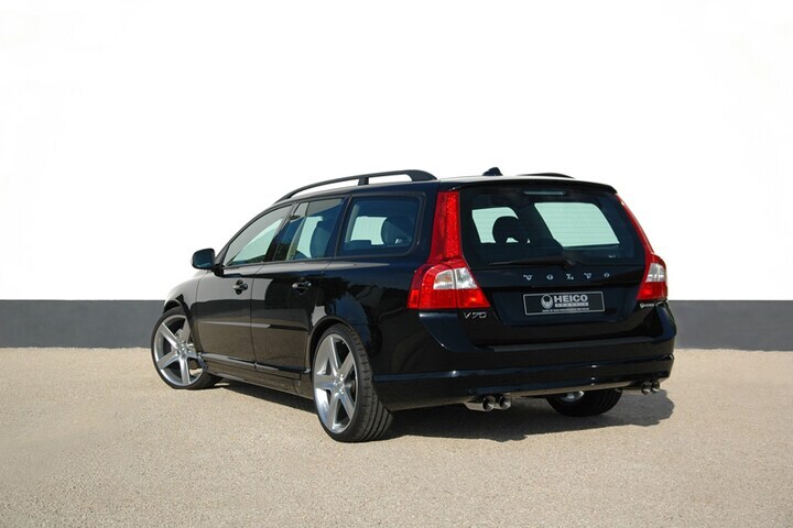 Opgedirkte Volvo V70 van Heico