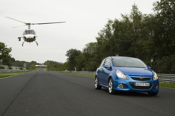 Opel Corsa OPC op Nurburgring