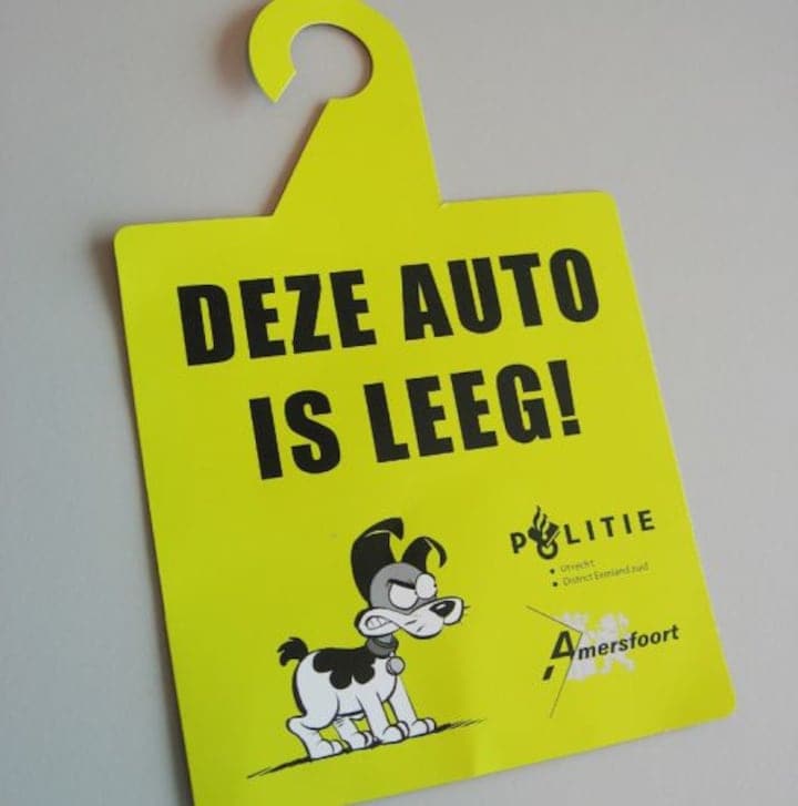 Deze auto is leeg!