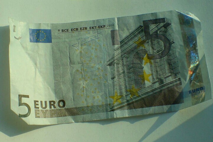 Vijf euro biljet