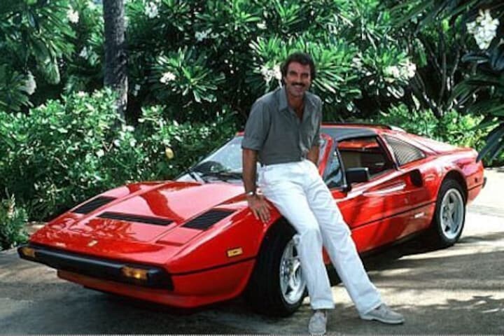 Ferrari 308 GTS 1985 met Thomas Magnum