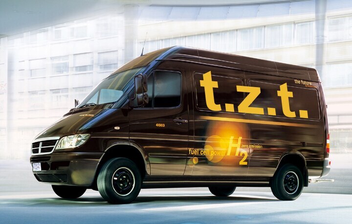 Mercedes Sprinter met brandstofcel