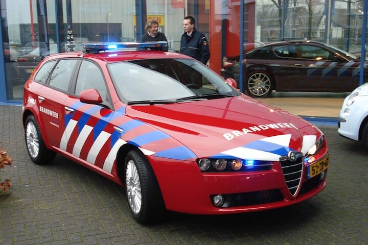 Alfa Romeo 159 voor de brandweer