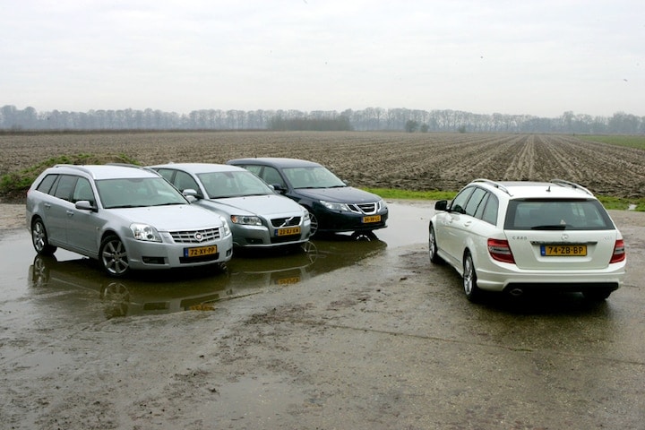 Cadillac BLS-Volvo V50-Mercedes C-klasse-Saab 9-3