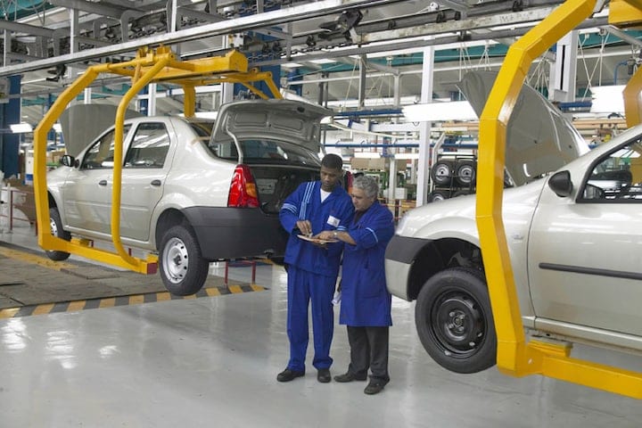 Somaca, Casablanca, Marokko - productie Dacia Loga