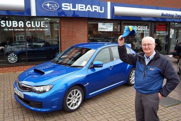 Een Subaru voor de 77-jarige Ron Billingham