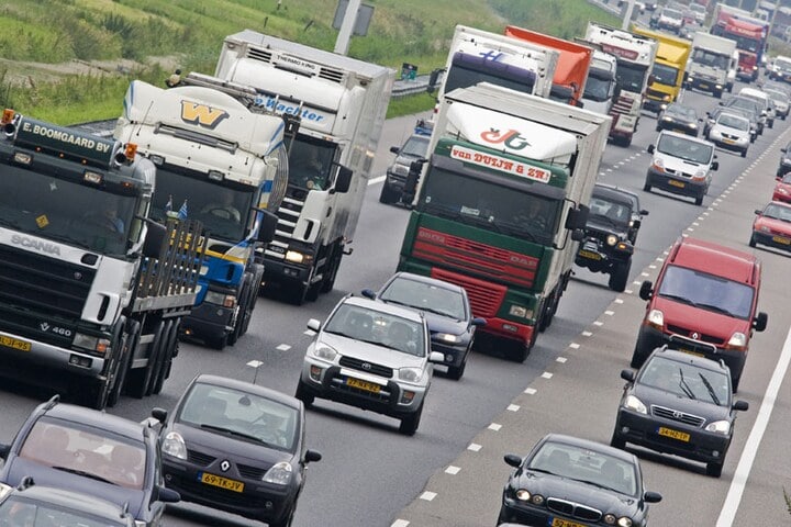 File op de A4 | Foto: ANP