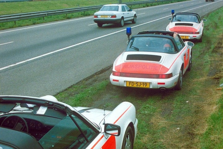 Politie-Porsches | Foto: ANP