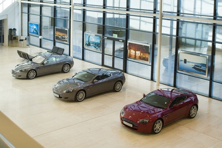 Aston Martin fabriek Gaydon