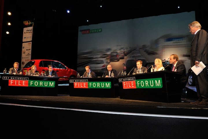 Debat bij het fileforum