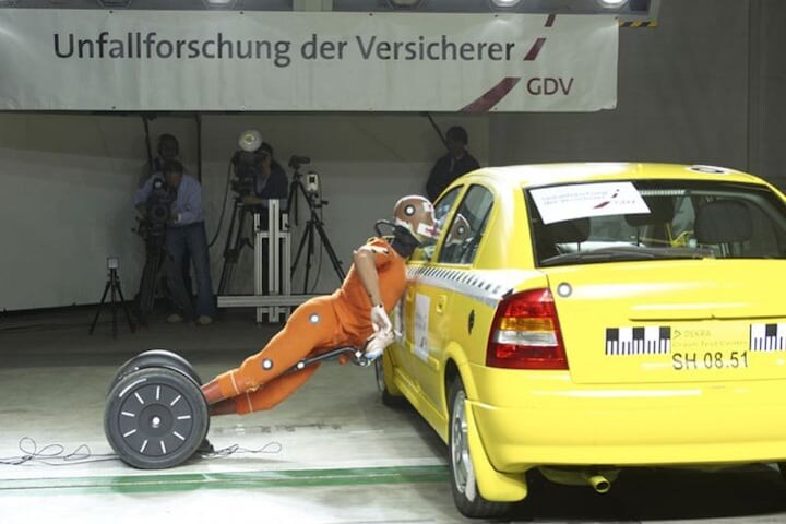 Botsproef met Segway