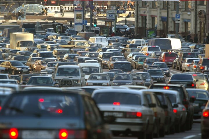 File in Moskou (foto: AFP)