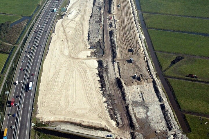 A4 bij Hoogmade (foto: ANP)