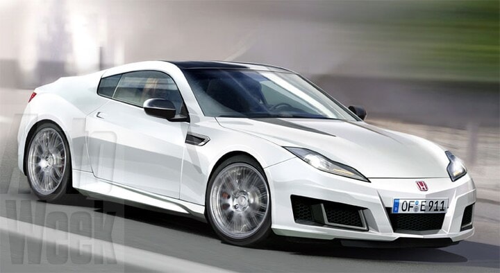 Honda NSX | Illustratie: Larson