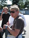 Mika Häkkinen bij Mercedes E 63 AMG