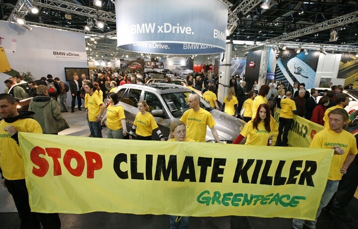 Actie tegen SUV's | Foto: ANP/AFP