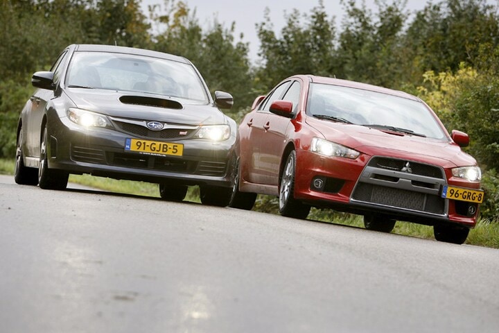 Mitsubishi Lancer Evolution MR-Subaru Impreza WRX 