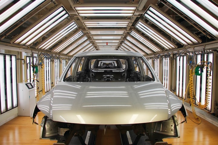 Productie Volkswagen Tiguan in Wolfsburg